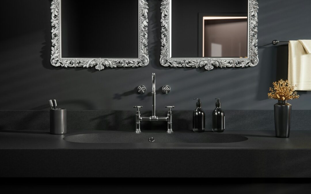 Tendance : l’essor de la salle de bain entièrement noire