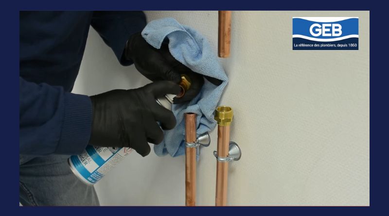 Résine anaérobie pour raccords lisses - RLC+ de GEB