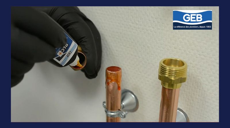 Résine anaérobie pour raccords lisses - RLC+ de GEB