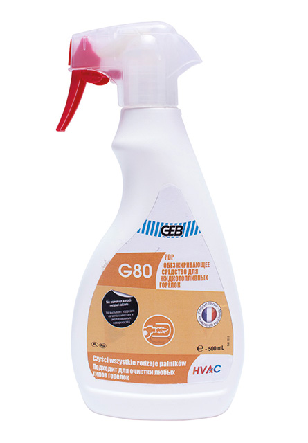 G80 PRODUKT DO CZYSZCZENIA PALNIKÓW 500 ml